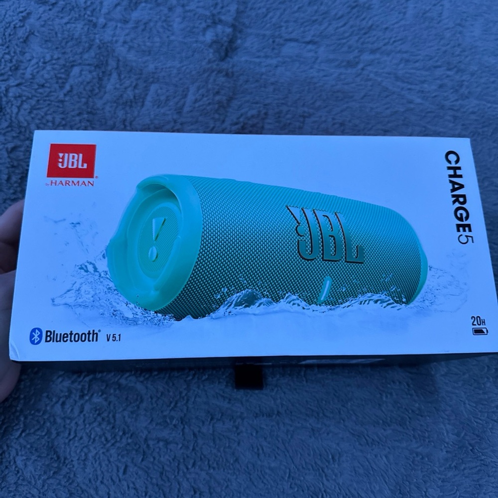JBL Charge 5 Portable Splashproof Wireless Bluetooth Speaker - Teal
